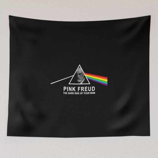 Item preview, Pink Sigmund Freud  The Dark Side of your Mom designed and sold by CristaloHipp.