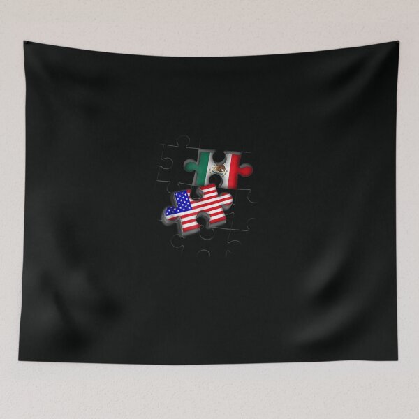 Item preview, Mexican American Mexico Flag Puzzle designed and sold by DeannaMarks.