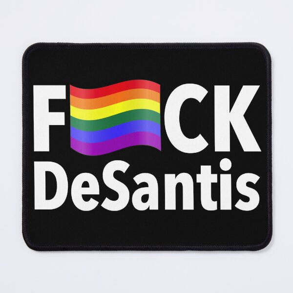Artikelvorschau, FCK DeSantis - Zensiert mit einer Gay-Pride-Flagge (weiß) entworfen und verkauft von Thelittlelord.