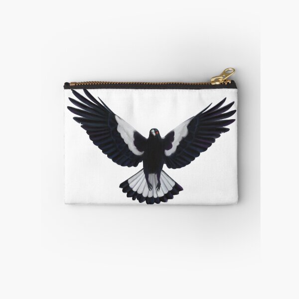 Item preview, Swooping magpie. Magpie illustration. Australian theme decor, original artwork. Unique gift. designed and sold by PlumpPlumStudio.