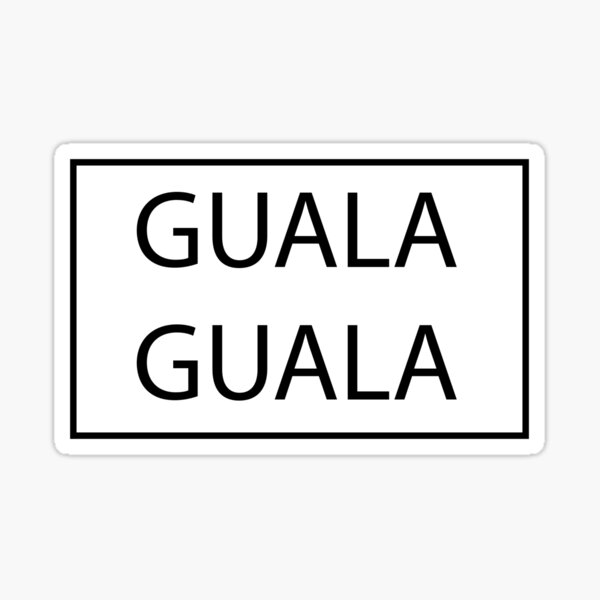 GUALA Sticker