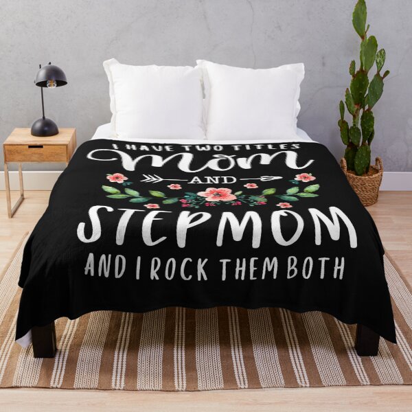 Item preview, I Have Two Titles Mom And Stepmom Gifts Floral Stepmother (2) designed and sold by Evrard122344.