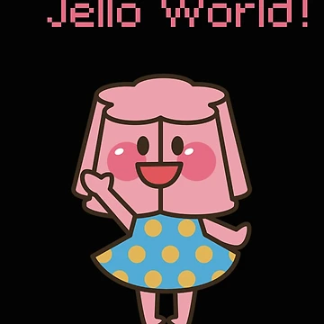 Artwork thumbnail, Jello World ! Programming ,coding by Meta-Prints