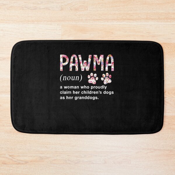 Item preview, Floral Art Pawma Noun Definition Mama Grandma Dog Lovers T-Shirt designed and sold by pinkeyatur.