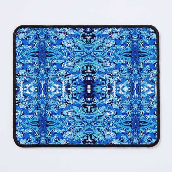 Item preview, Abstract Blue, Turquoise, Navy, and White Painting designed and sold by Creative-Voyage.