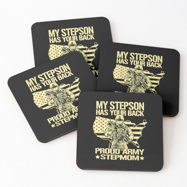 Item preview, My Stepson Has Your Back - Proud Army Stepmom  Gift designed and sold by Evrard122344.