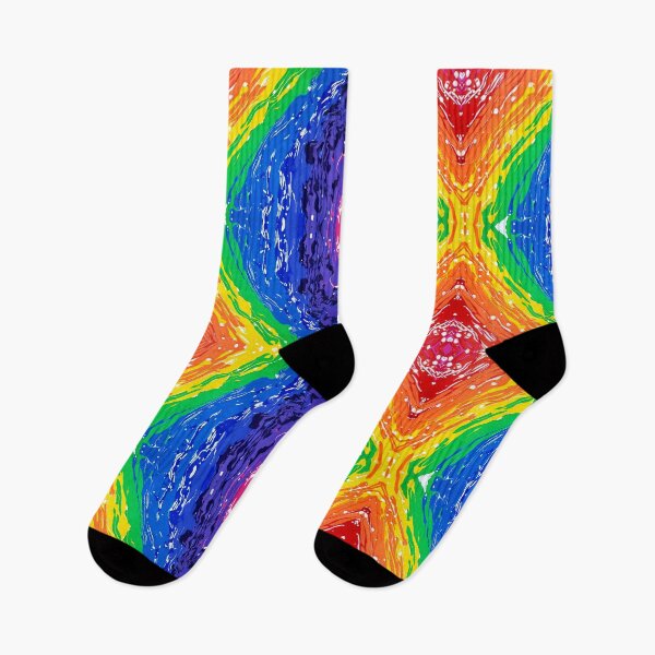 Item preview, Abstract Rainbow Colored Painting designed and sold by Creative-Voyage.