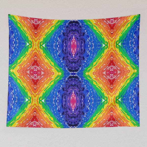 Item preview, Abstract Rainbow Colored Painting designed and sold by Creative-Voyage.