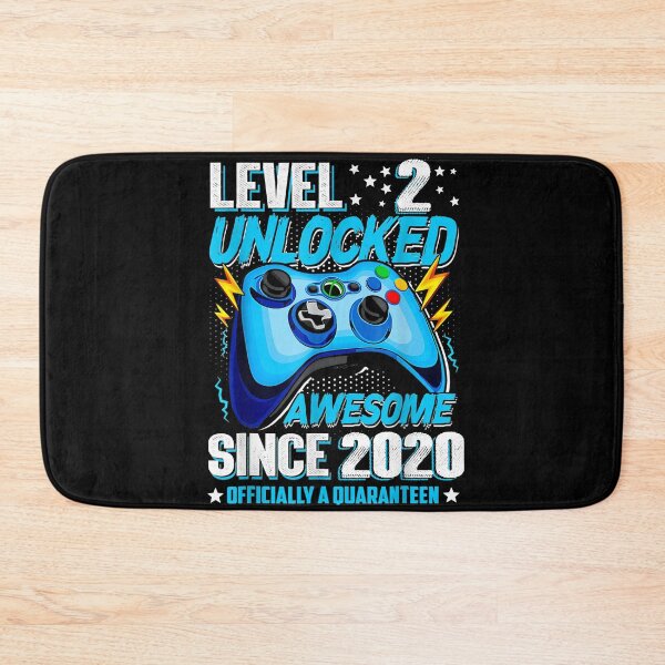 Item preview, Level 2 Unlocked Officially A Quaranteen 2nd Birthday 2020 T-Shirt designed and sold by abigailbullock.