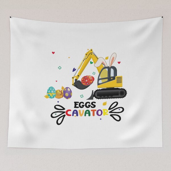 Item preview, Kids Easter Egg Hunt Eggs Cavator Bunny Tractor Loving  - Bunny Ears Eggs  designed and sold by BestdesignerFM.