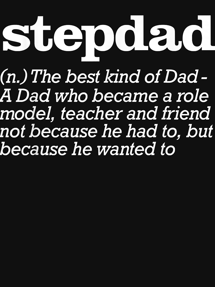 Mens Stepdad Definition Shirt - Stepfather Gift From Kids Mens Stepdad Definition Shirt - Stepfather Gift From Kids