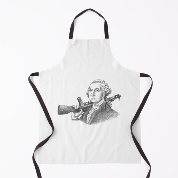 Item preview, George Washington Holding a Gun, Igniting a Patriotic American Founding Father Fervor Only this US P designed and sold by icyvintage.