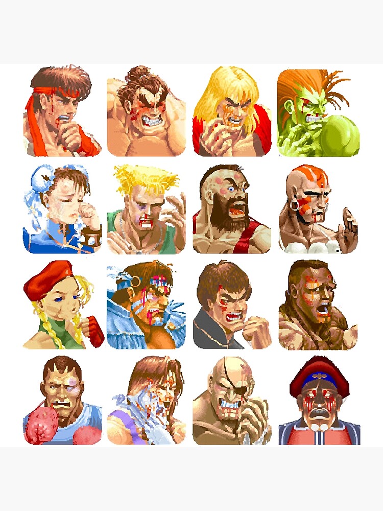 Street Fighter 2 Super Turbo Portraits