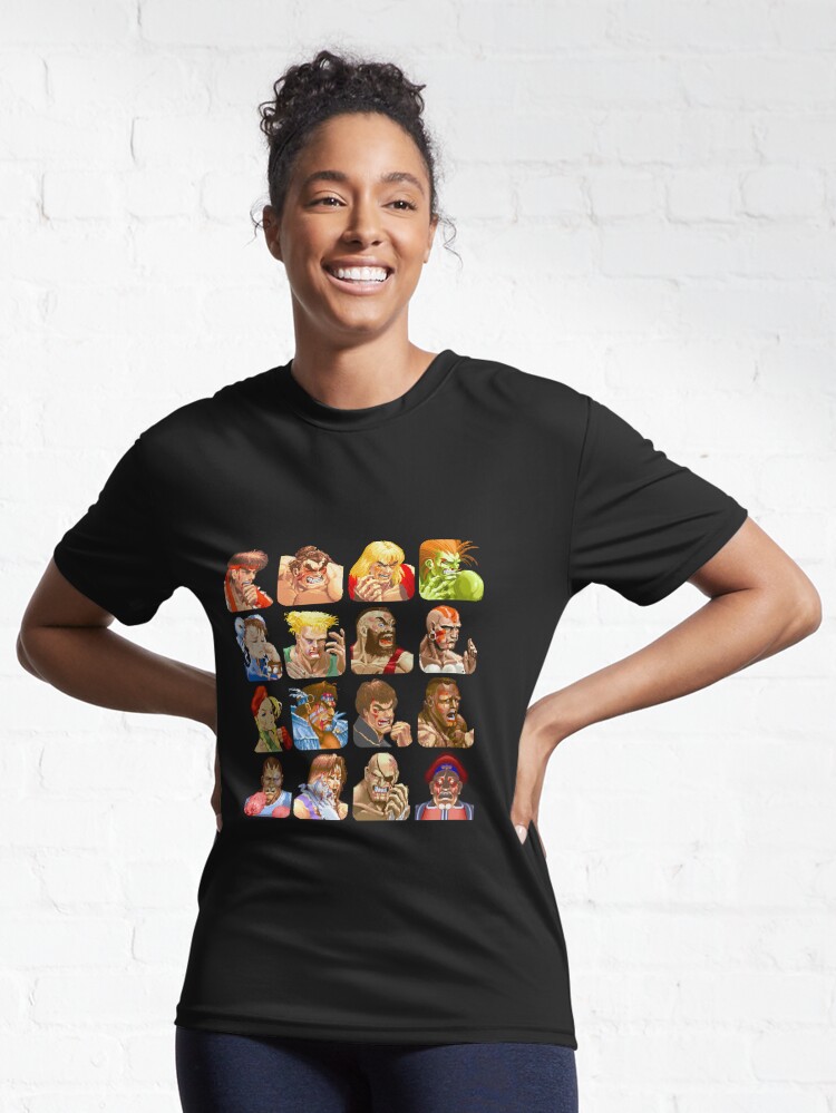 Discover Defeated Portraits Super Street Fighter 2  | Active T-Shirt 