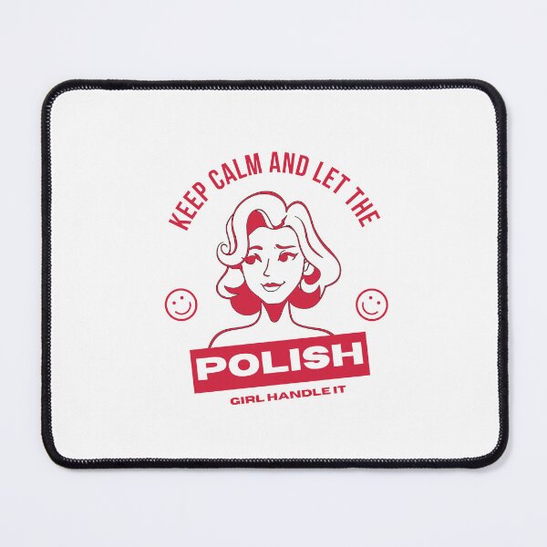 Item preview, Keep Calm and Let the Polish Girl Handle It funny gift idea for Polish Friend designed and sold by TrueFit Essentials.