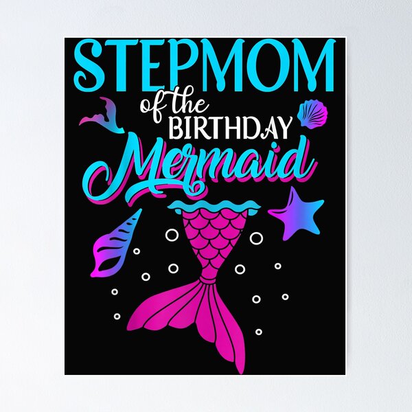 Item preview, Stepmom Of The Birthday Mermaid Matching Family designed and sold by Evrard122344.