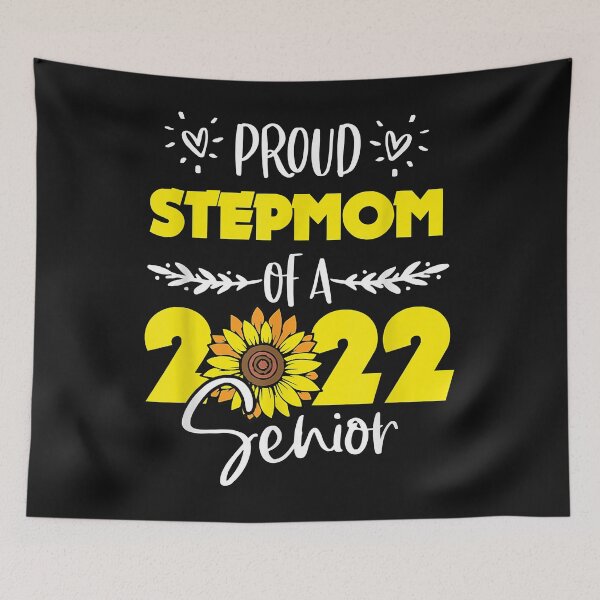 Artikelvorschau, Sunflower Proud Stepmom Of Senior 2022 Graduate 22 entworfen und verkauft von Evrard122344.
