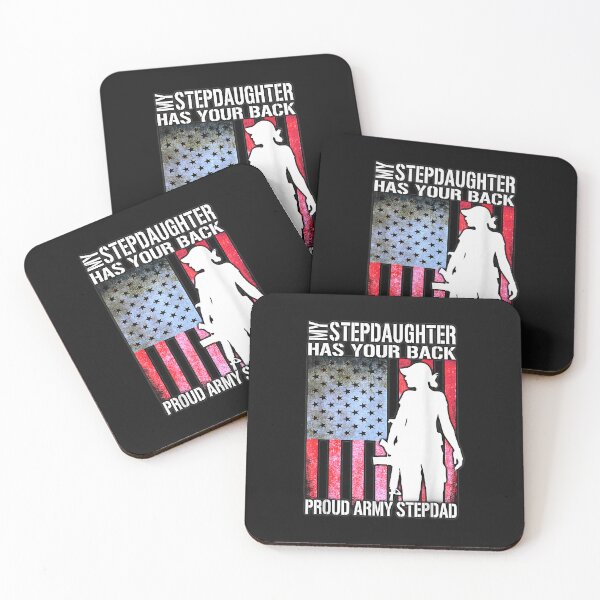 Item preview, My Stepdaughter Has Your Back Proud Army Stepdad designed and sold by Oscar123412.