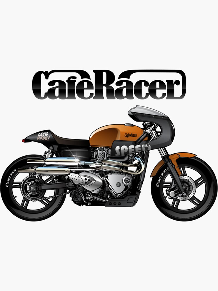 Motorrad Biker Cafe Racer | Sticker
