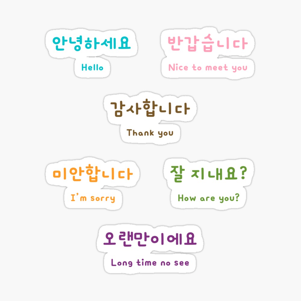 Basic Korean Phrases - Korean Language - Daily Life\