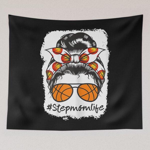 Item preview, Womens Bleached Basketball Stepmom Life Messy Bun Ball designed and sold by Evrard122344.