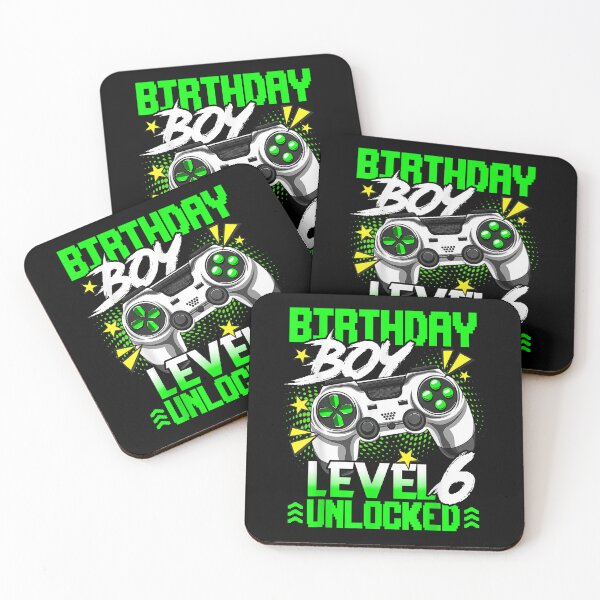Item preview, Level 6 Unlocked Funny Video Game Player Birthday Boy T-Shirt designed and sold by abigailbullock.