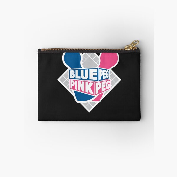 Item preview, Blue peg pink peg logo classic t shirt designed and sold by HanekampScott.