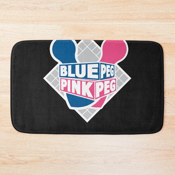 Item preview, Blue peg pink peg logo classic t shirt designed and sold by HanekampScott.