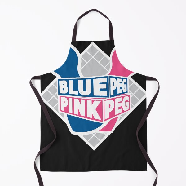 Item preview, Blue peg pink peg logo classic t shirt designed and sold by HanekampScott.