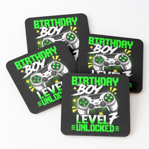 Item preview, Level 7 Unlocked Funny Video Game Player Birthday Boy T-Shirt designed and sold by abigailbullock.