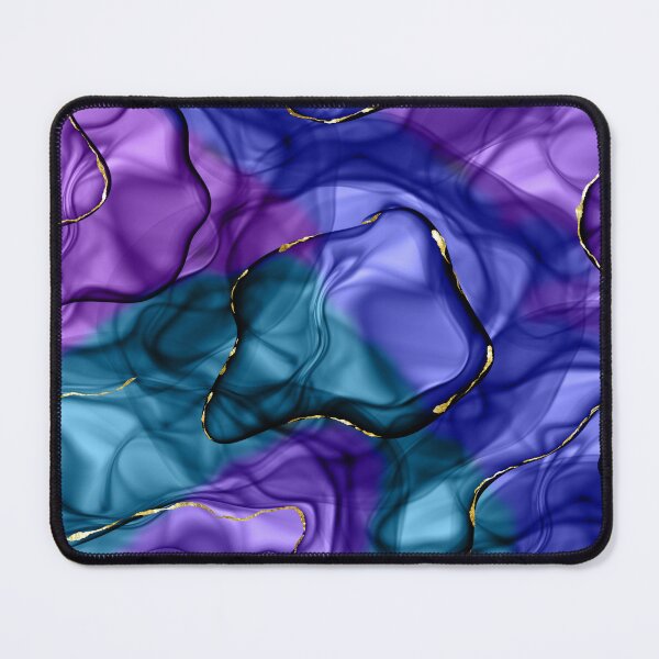 Item preview, Unicorn Ink Purple Blue Teal Background designed and sold by GeeHanz.
