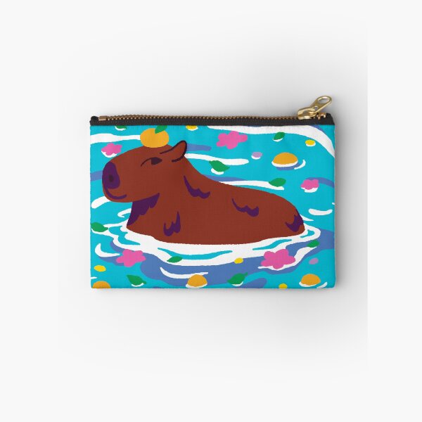 Item preview, Hot Spring Capybara // Ilustration designed and sold by funzos.