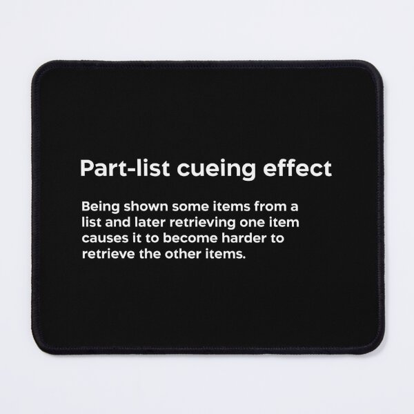 Item preview, Part-list cueing effect white designed and sold by EdimQuotes.