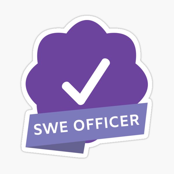 Verified SWE Officer Sticker