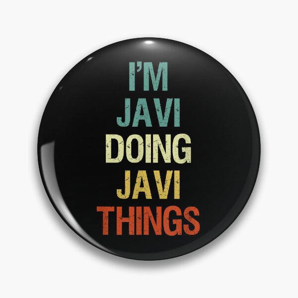 Artikelvorschau, Ich bin Javi, der Javi-Sachen-personalisiertes Vorname-Geschenk-T-Shirt tut entworfen und verkauft von pinkeyatur.