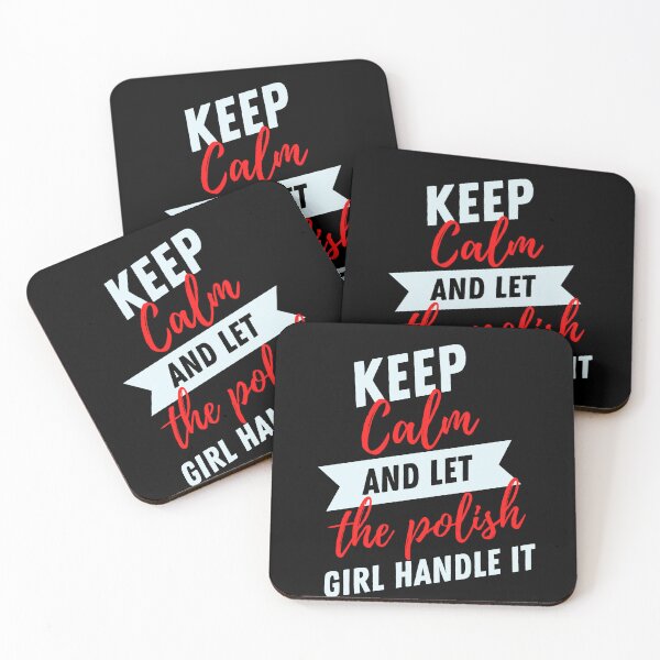 Item preview, Keep Calm and Let the Polish Girl Handle It funny gift idea for Polish Friend designed and sold by TrueFit Essentials.