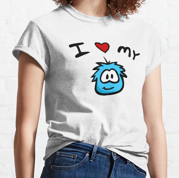 Item preview, I Love My Puffle designed and sold by nurny.