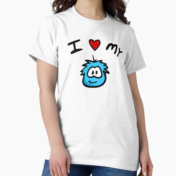 Aperçu de l'œuvre J'aime mon puffle créée et vendue par nurny.