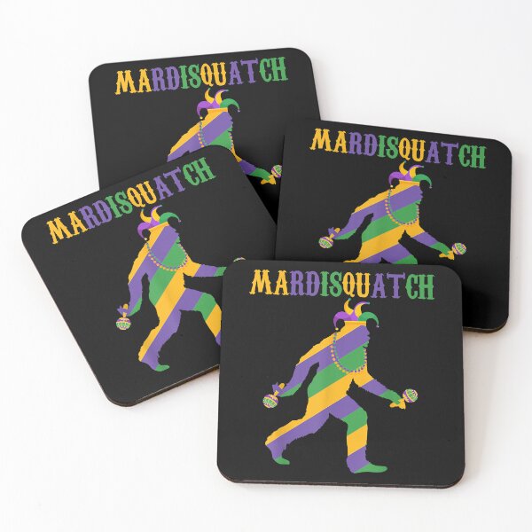Item preview, Fun madi mardi gras bigfoot sasquatch mardi gras clothes men T-Shirt designed and sold by pinkeyatur.
