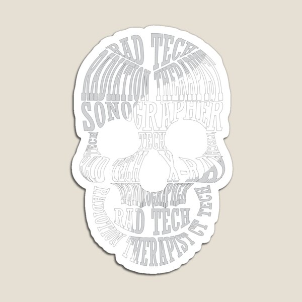 Item preview, Radiología Técnico de rayos X Rad Tech Skull Saying designed and sold by tshirtconcepts.