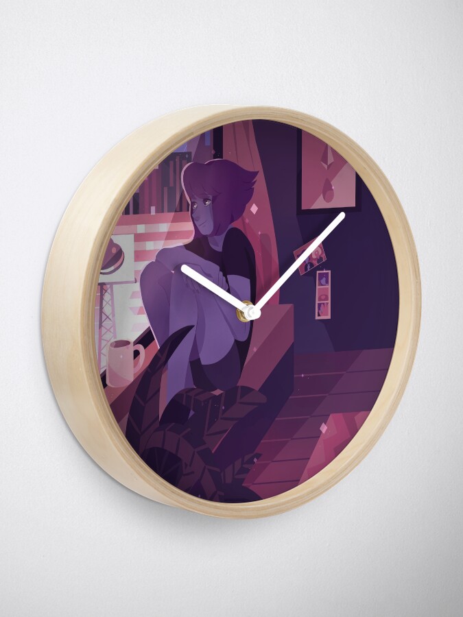 Thumbnail 1 of 4, Clock, Single Gem in the big city designed and sold by Anushbanush.