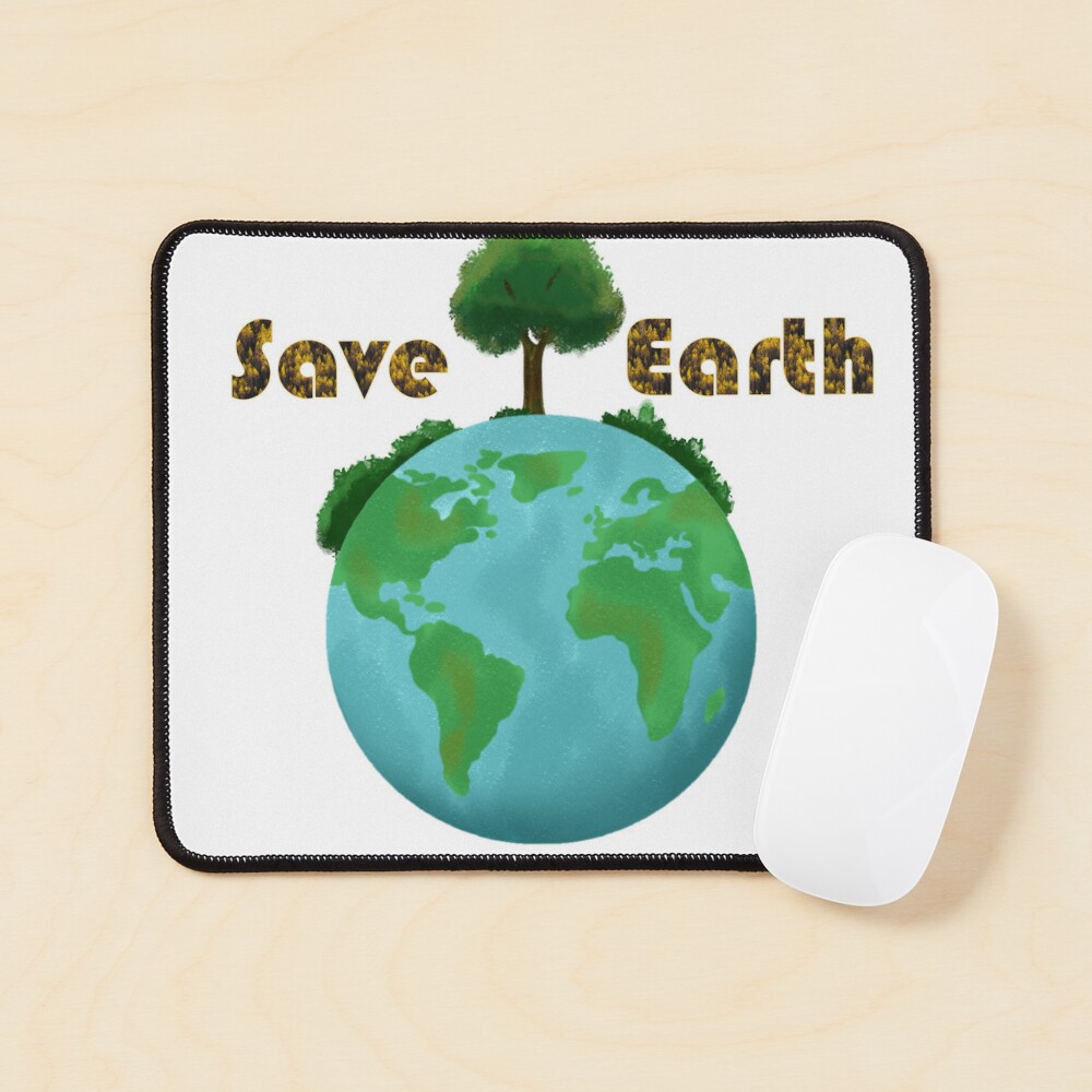 Save our planet concept, eco ecology, earth climate changes, Ear Stock  Vector by ©Ostapius 293127816
