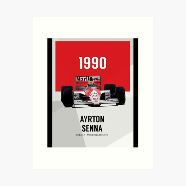 Ayrton Senna - Winner Canadian Grand Prix, Montreal 1990 print by
