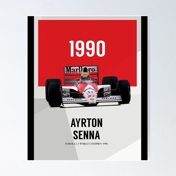 Wallpaper Ayrton Senna legend Poster for Sale by renihanisa