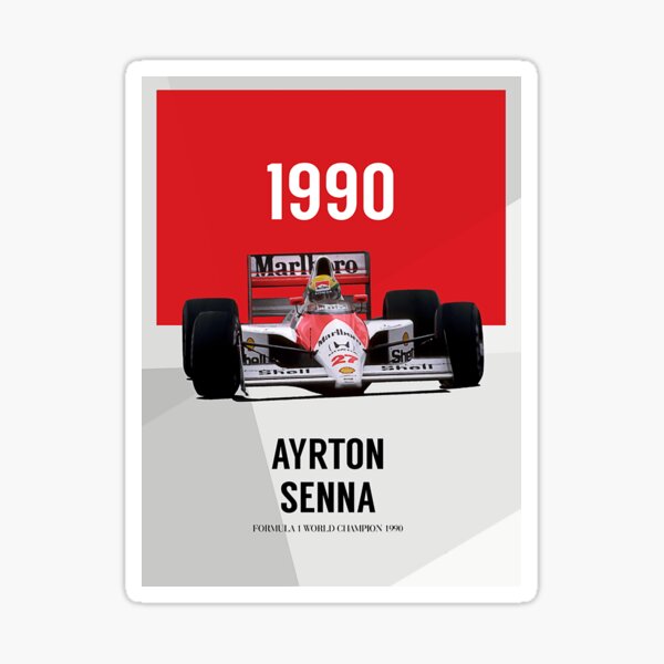 Sticker: Ayrton Senna