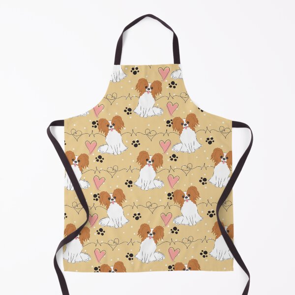 Item preview, LOVE Red White Papillon Dog designed and sold by Lulupainting.