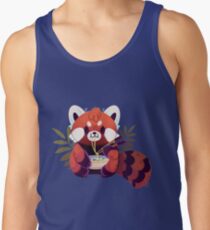 Red Panda Eating Ramen Tank Top