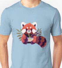 Red Panda Eating Ramen Unisex T-Shirt