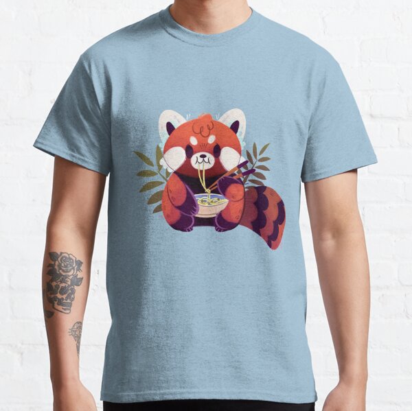 Red Panda Eating Ramen Classic T-Shirt