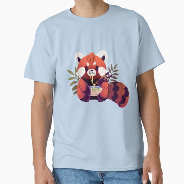 Item preview, Red Panda Eating Ramen designed and sold by Jessiedrawz.
